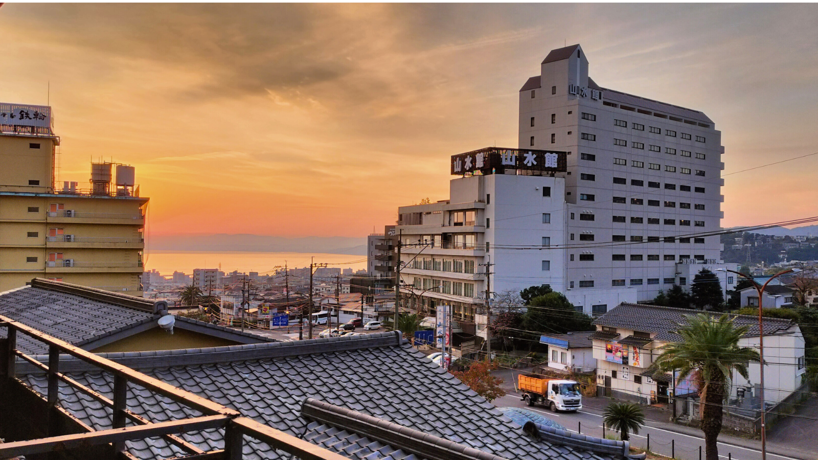 別府温泉郷の露天風呂