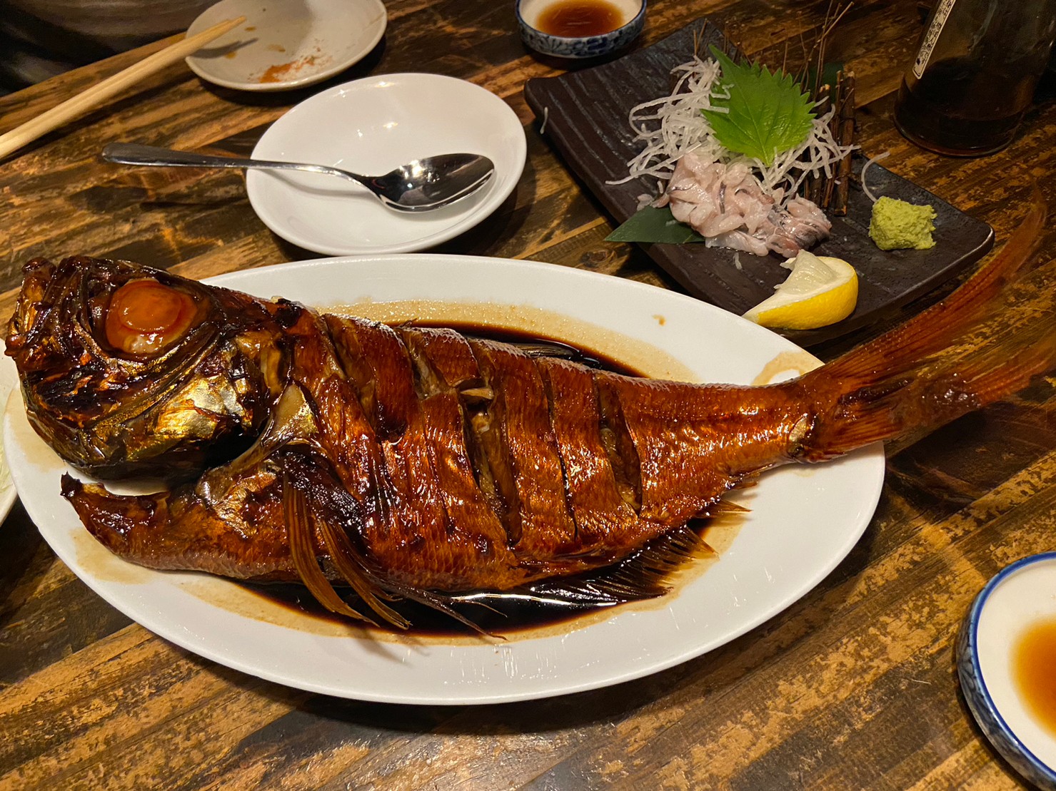 金目鯛の煮付けの写真