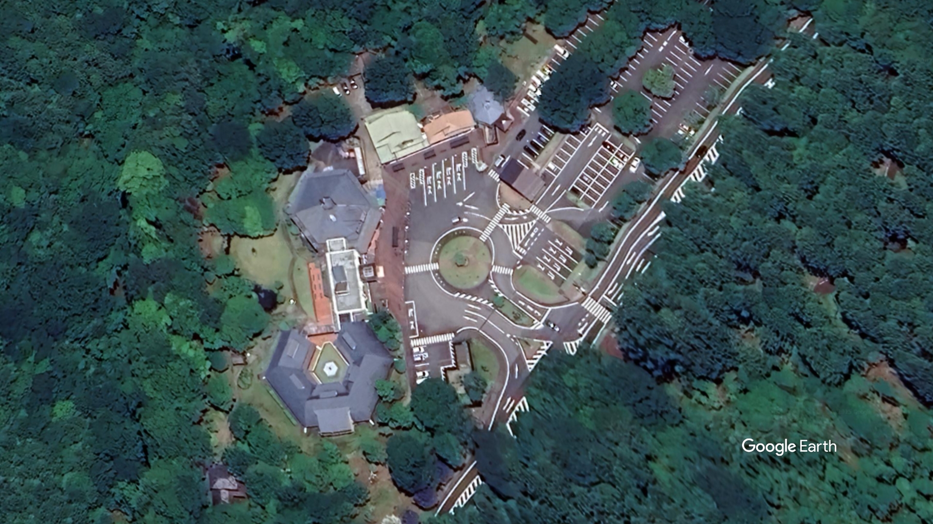 道の駅 天城越えの航空写真｜Google Earth studio